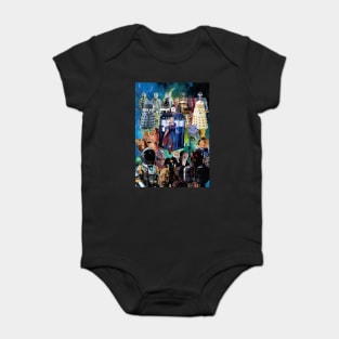 DoctorWho Christmas Baby Bodysuit